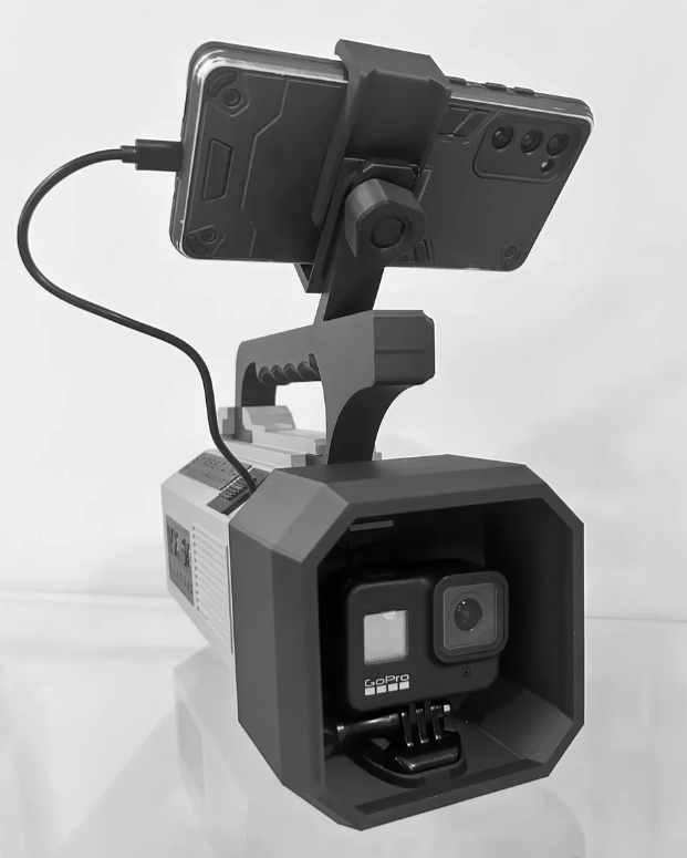 VX Classic — suporte pra action cam com estética VX1000